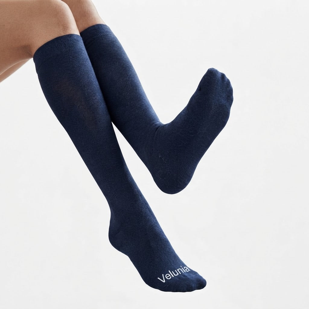 VeluniaShape Graduated Compression Socks · Light legs, from dawn to dusk